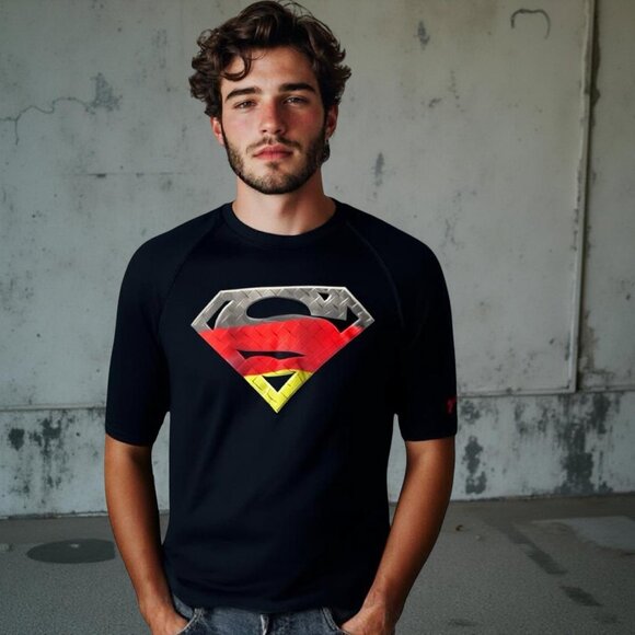 Under Armour Heatgear Superman Loose Fit Shirt Men’s Size XL - Picture 1 of 12